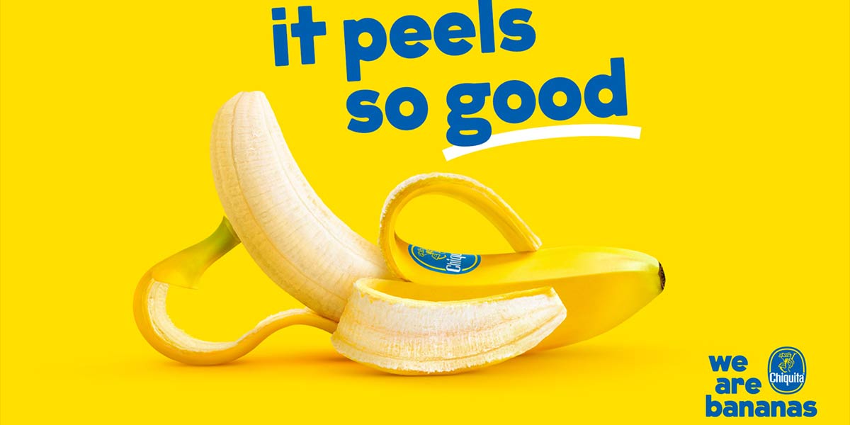 Chiquita lancia la campagna  "It Peels So Good"